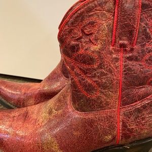 Steve Madden red cowboy boots!